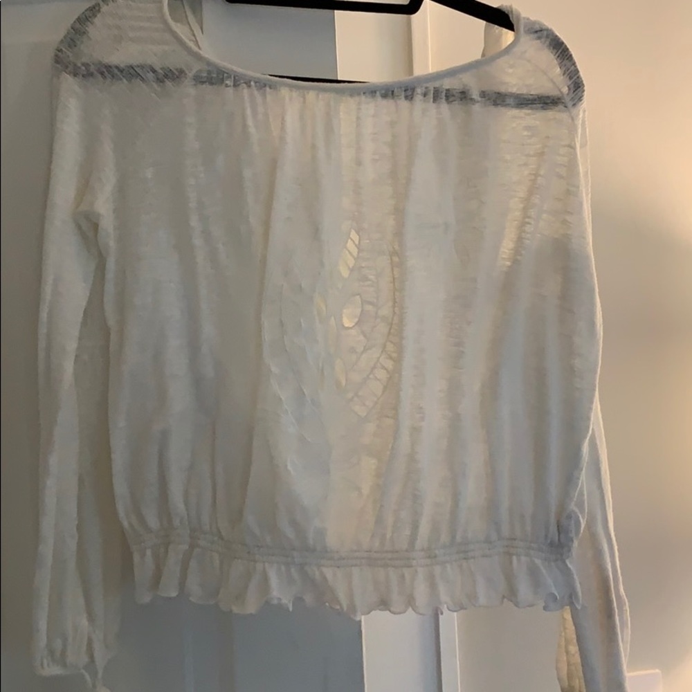 Free people off the shoulder top size medium